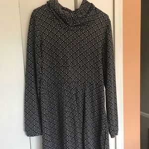 Turtleneck sweater dress